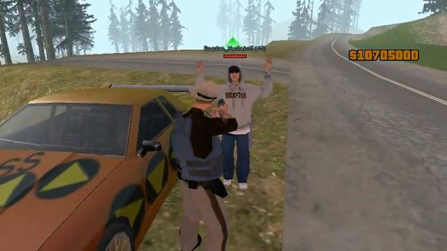 Работа полиции(LSPD) на замечательном сервере koliganoff.sytes.net:7777 (client 0.3c)