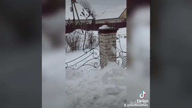 За окном