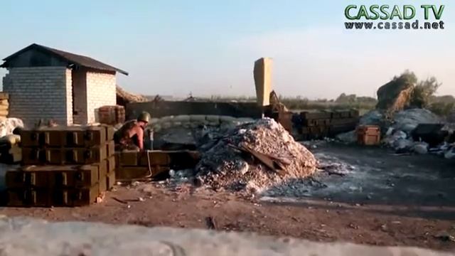 Миномётный расчёт карателей