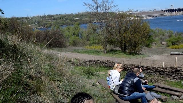 Остров Хортица. Выступление сечевых казаков