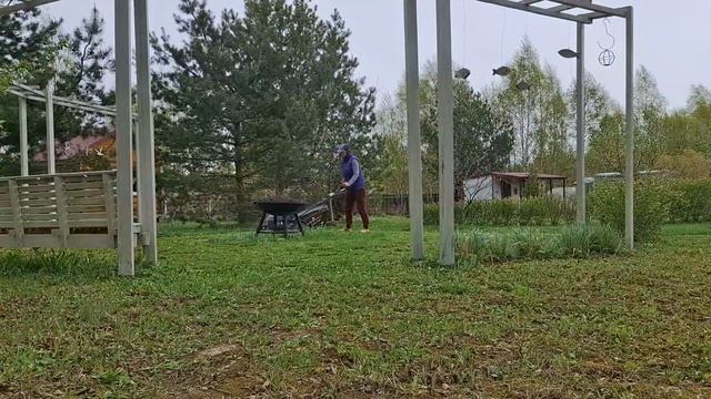 Косилка опять подвела. Кизильник. Мощение