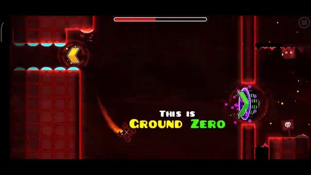 Geometry dash: Прохождение уровня Ground Zero