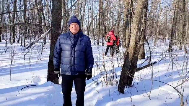 Пешая прогулка за Волгу 1,7км. 25.02.2024