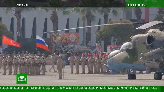 Оркестр ВВО. Авиабаза Хмеймим в Сирии готова к параду в честь 75летия Победы