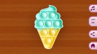 Лопаем попит симпл димпл мороженое в игре Поп Ит Мастер антистресс для детей!