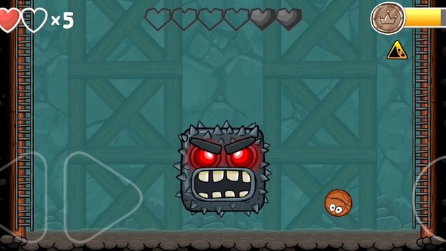 прохождение боссов в игре Red ball 4 последняя часть (подземные ходы)