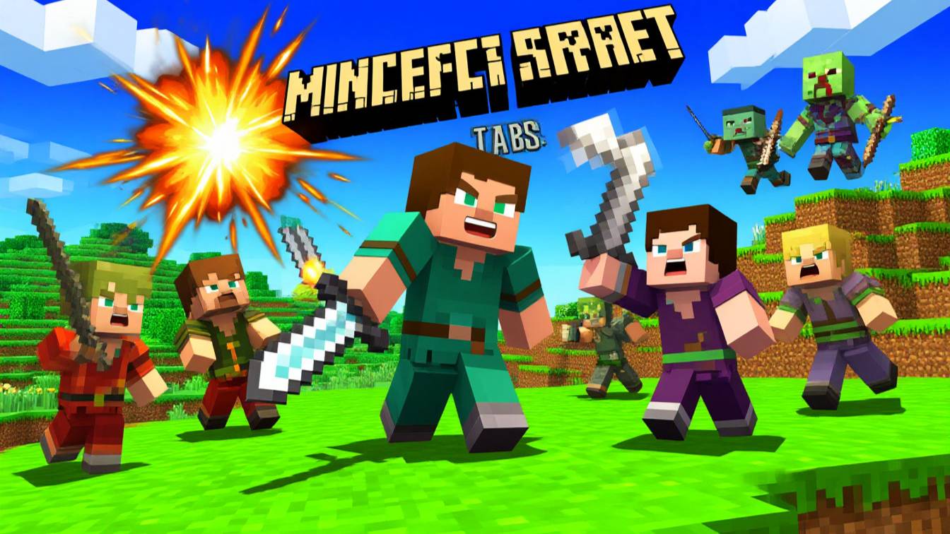Эпический Майнкрафт Табс!  Прошел уровень  и победа в кармане! 🎮🔥