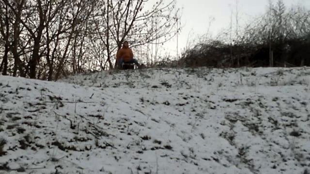 Как не надо кататься на санках