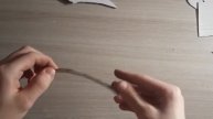 Как сделать складной нож из картона.