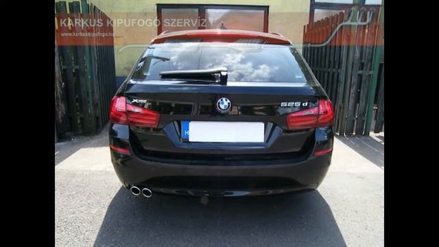 BMW F11 525 XDrive turbo diesel sportkipufogó hang