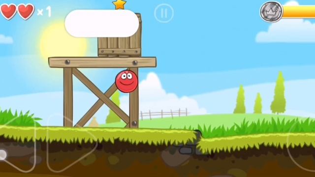 Прыгаем шарами. Red ball4