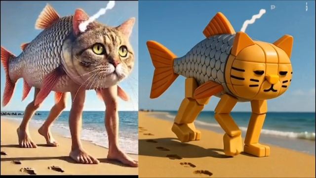 итальянские мемы, но Лего