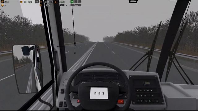 Едем на 807 пазе по 105 маршруту. Чистогорская область, omsi 2 steam edition.