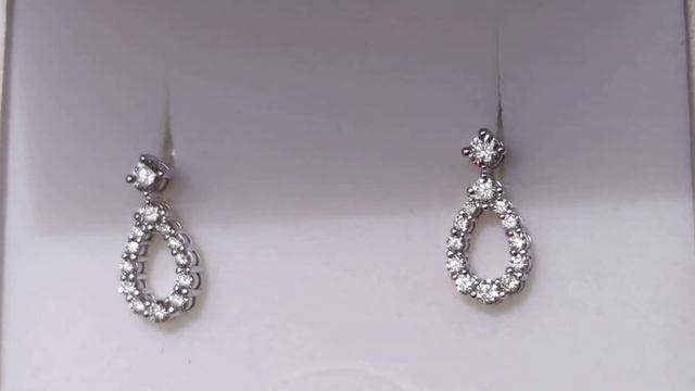 Manich Jewelry 1.45 CT. Brillant øreringe i 14 karat hvidguld