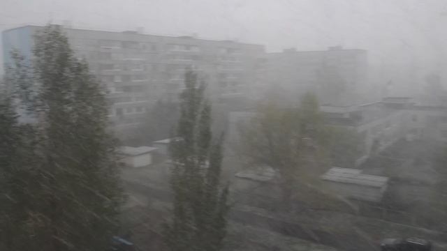Метель в Тольятти 28 апреля 2025