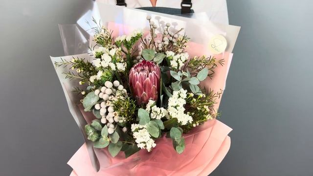 Букет Протея от Новой Голландии #bouquet #flowers #цветы #florist #reels #rose #роза #букет