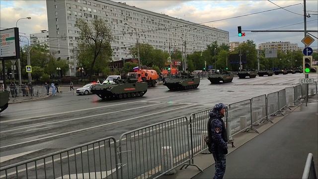 ПРОХОД ТЕХНИКИ НА РЕПЕТИЦИЮ ПАРАДА