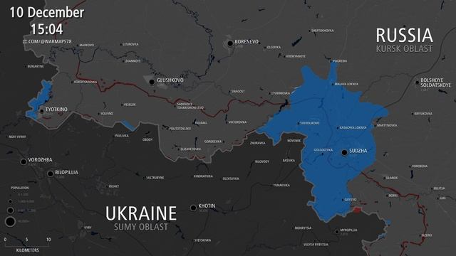 Атака Украины на Курск: Карта боев с 6 августа 2024 – Хроника вторжения в Россию