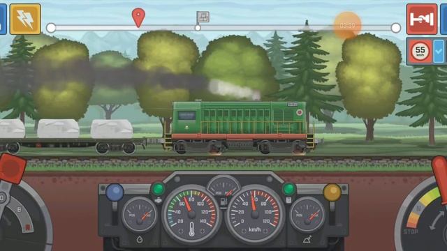 НАС ПІДЦЕПИВ ТГМ2 ? ( train simulator 2D ) -гра про поїзди)-