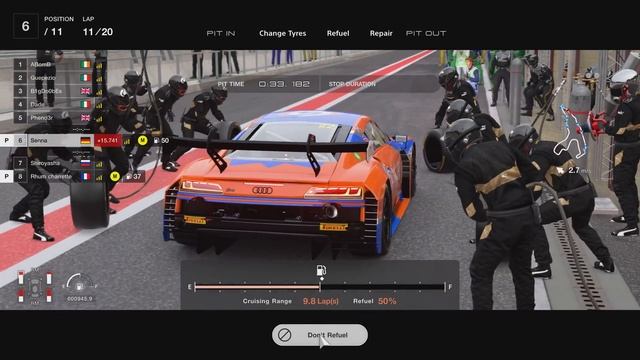 Gran Turismo 7 | Daily Race | Spa 24h Layout | Audi R8 LMS Evo