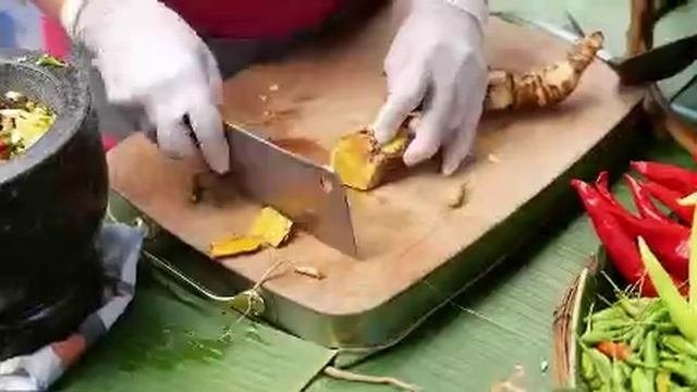 Скат, Акула, Карри. Бангкок морепродукты. Таиланд