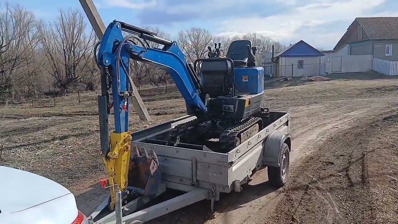 200 километров с мини экскаватором в пустую! Отрицательный опыт - тоже опыт)