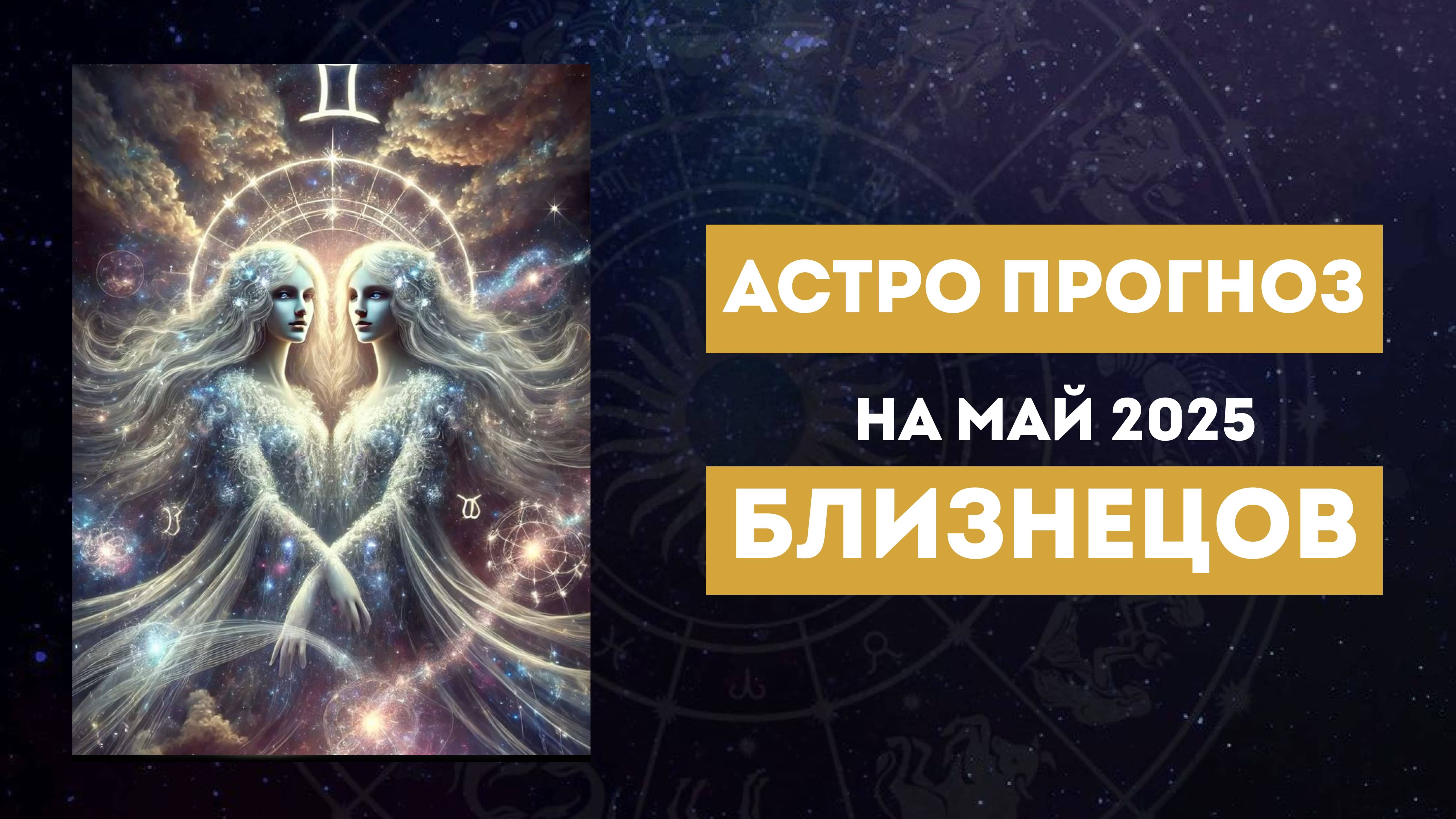 БЛИЗНЕЦЫ. АСТРОЛОГИЧЕСКИЙ ПРОГНОЗ НА МАЙ 2025