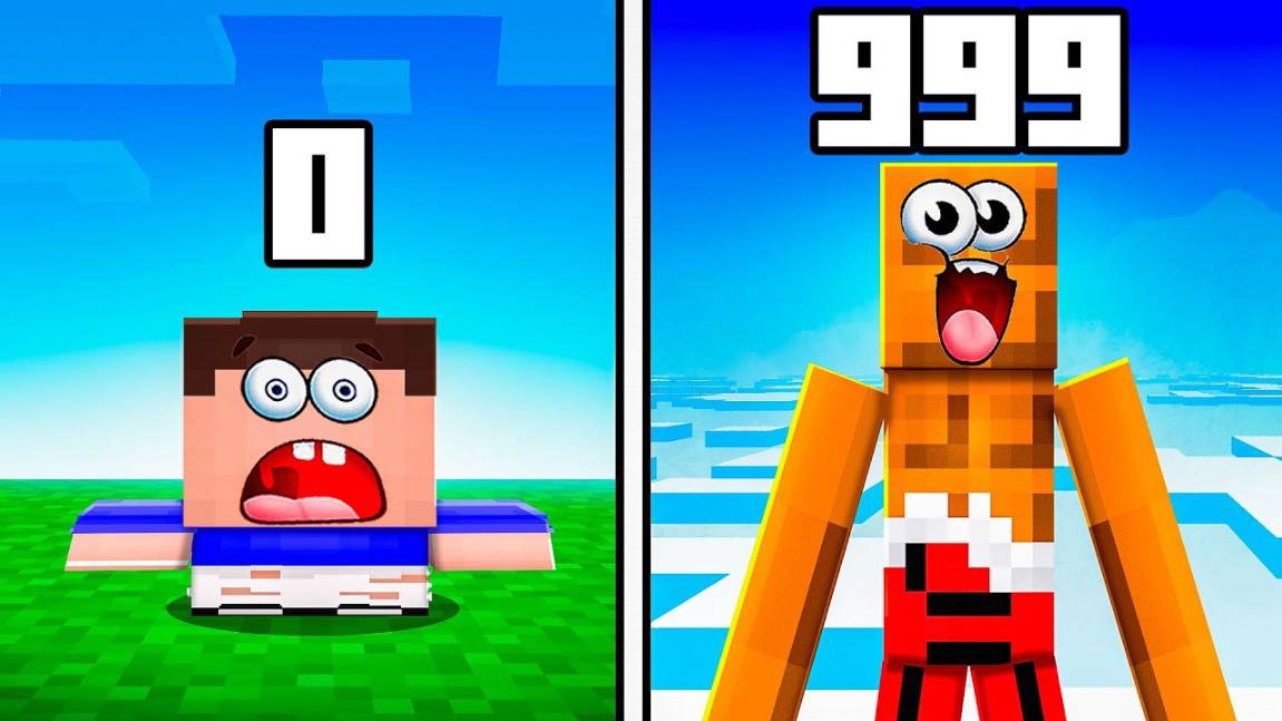 +1 СМ КАЖДУЮ СЕКУНДУ! Я ВЫРОС ГИГАНТОМ В МАЙНКРАФТ! 😱 ВЛАДУС