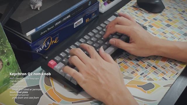 Keychron Q2 | Owlab Neon | Full foam | No tape