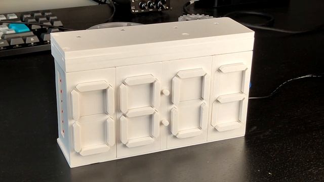 Дизайн недели. Механические цифровые часы - 3D Printed Mechanical Digital Clock