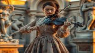 Violin and electric guitar metal music 41