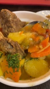 Шурпа с аджикой и салом #обед, #работа, #столовая