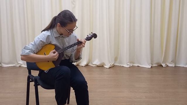 Черанёва Екатерина, 15 лет. р.н.п. "ехал на ярмарку ухарь-купец" обр. О. Моисеевой