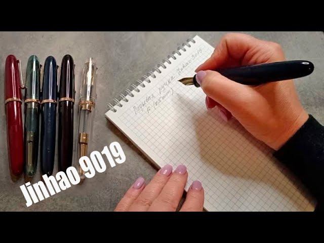Толстая перьевая ручка Jinhao 9019, перо F, увеличенный поршень. Обзор от RetroPen.ru