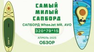 Обзор сапборда WheeJet MR. AVO - самый милый сапборд