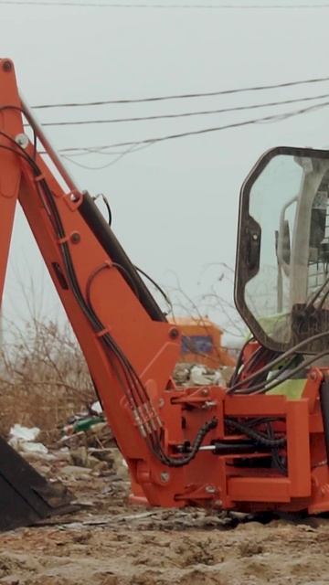 Зачем нужен навесной экскаватор Impulse #спецтехника #минипогрузчик #экскаватор
