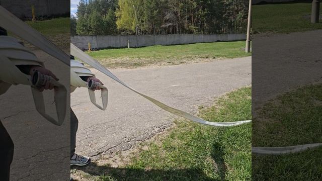 быстрая смотка пожарного рукава на руках