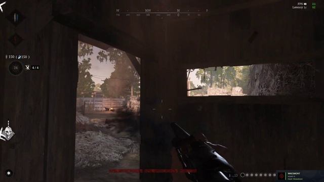 Hunt  Showdown куда он целиться ?