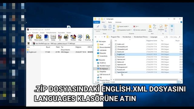 FİLMORA UYGULAMASINI TÜRKÇE DİL YAPIMI