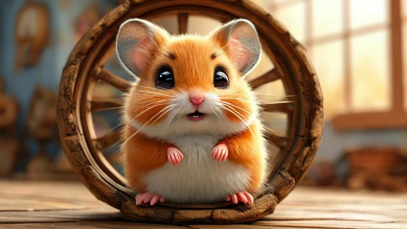 Детские песенки. Песенка про хомяка