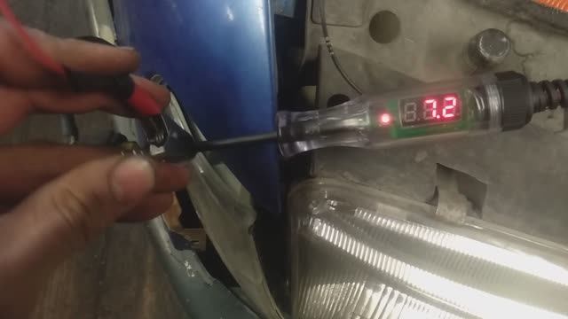 Сложная  неисправность Проверка проводки  с нагрузкой 50w.
Новый моторчик  не работает.