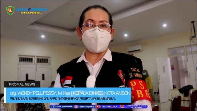 PELAKSANAAN SCREENING DAN RAPID ANTIGEN KEPADA PESERTA VAKSINASI MASSAL