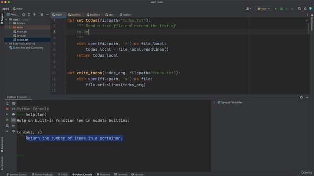13.003 Documenting the Code