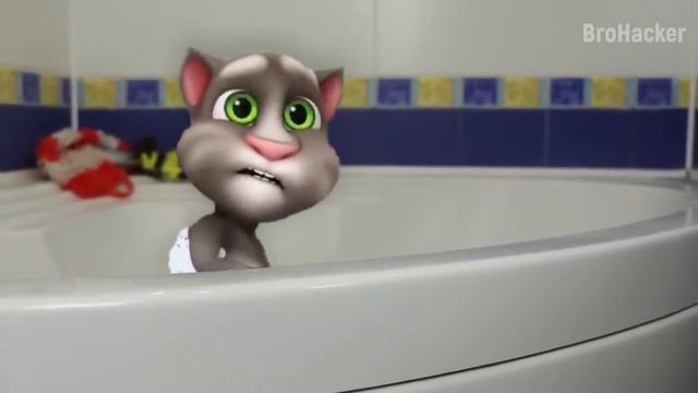 Говорящий Кот Том в реальной жизни! Играем с Анимационным Котом