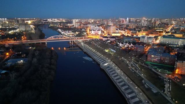 Тюмень набережная закат