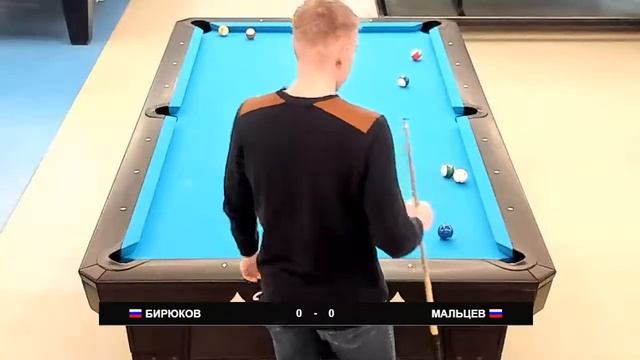 Бирюков - Мальцев. Москва 2020. 7-й этап Кубка вузов Москвы "U-Cuр 2019/20" по пулу