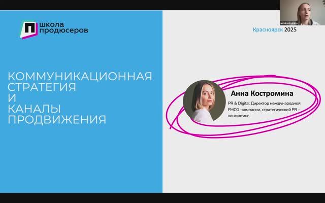 Коммуникационная стратегия и каналы продвижения. PR и событийный менеджмент