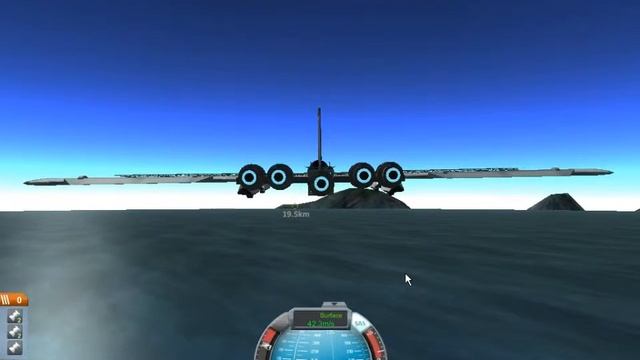 Kerbal Space Program елетро-планер