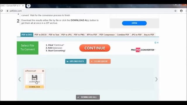 CONVERT PDF TO MS WORD | EXPLORE ONLINE TOOL
