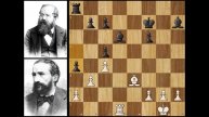 11-я партия матча Цукерторт - Стейниц, Новый Орлеан, 1886 год. (0-1)
